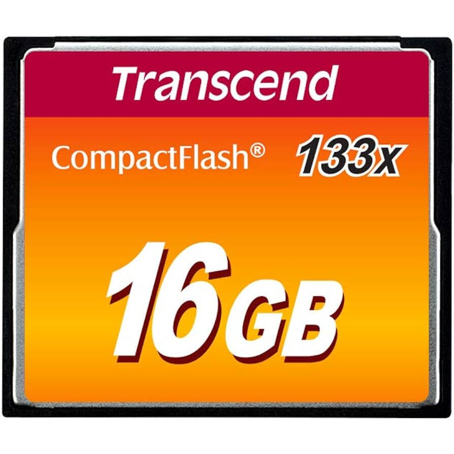 Memory card 16Gb Compact Flash Transcend 133x (TS16GCF133)