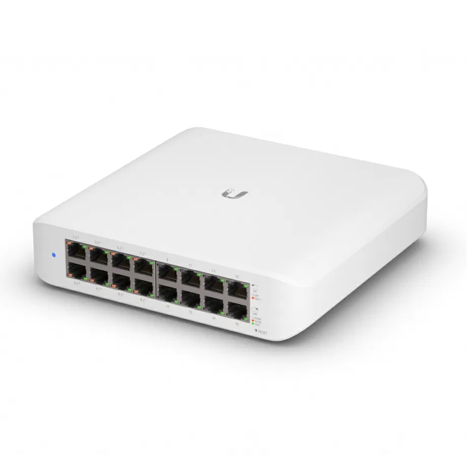 Slēdzis (komutators) Ubiquiti UniFi Switch Lite 16 PoE - USW-Lite-16-POE-EU