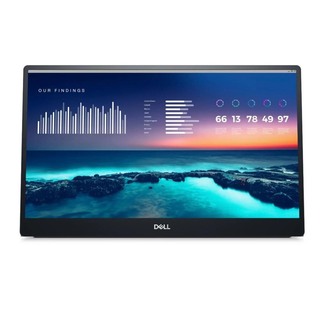 Monitors DELL P1424H 14" Panel IPS 1920x1080 16:9 Matte Tilt (210-BHQQ)