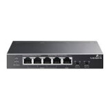 Komutators (slēdzis) TP-LINK Desktop/pedestal 5x10Base-T / 100Base-TX / 1000Base-T PoE+ ports 5 (TL-SG1005P-PD)