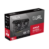 Videokarte ASUS AMD Radeon RX 7600 XT 16 GB GDDR6 (DUAL-RX7600XT-O16G)