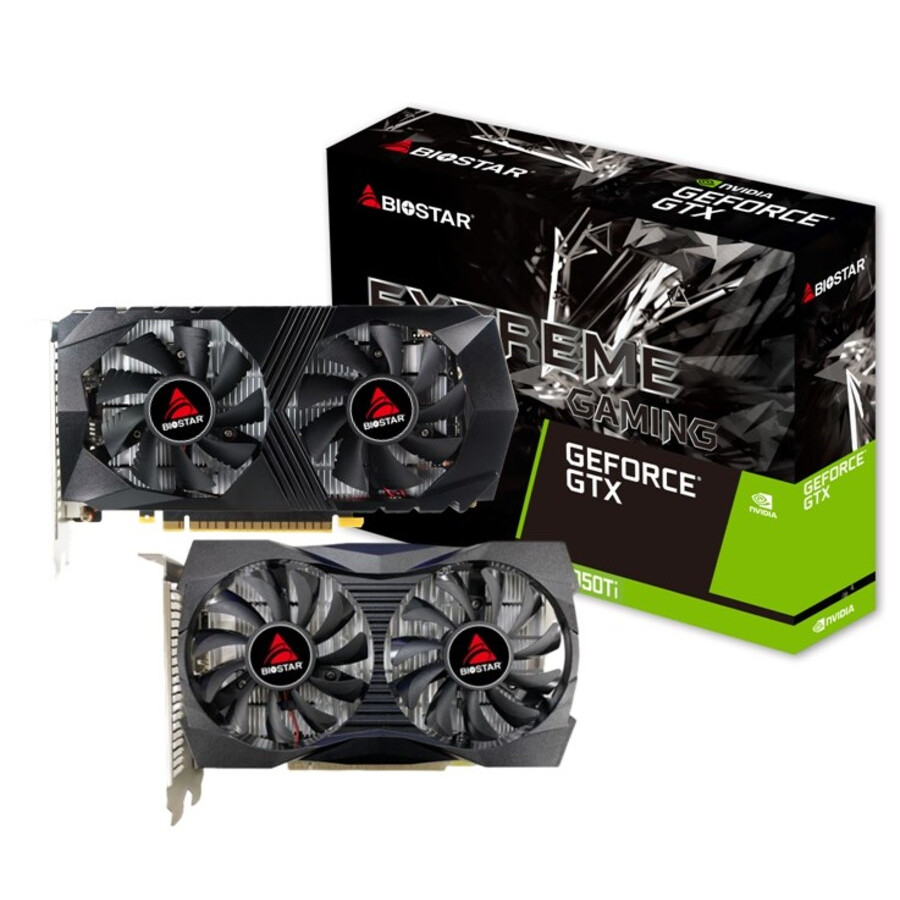 Videokarte BIOSTAR NVIDIA GeForce GTX 1050 TI 4 GB GDDR5 (VN1055TF41)