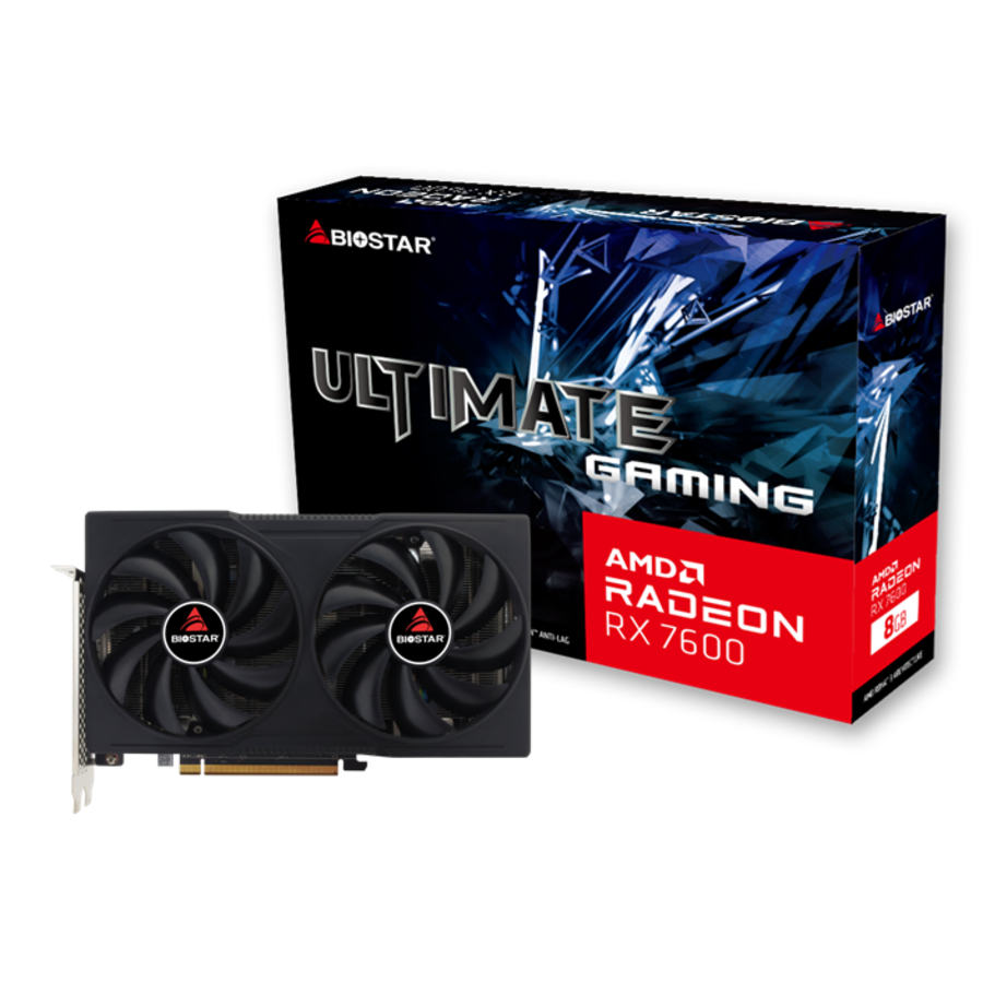 Videokarte BIOSTAR AMD Radeon RX 7600 8 GB GDDR6 (VA7606RM8)1 - VA7606RM81