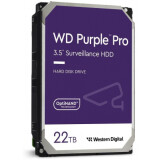 Cietais disks WESTERN DIGITAL Purple Pro 22TB SATA 512 MB 7200 rpm 3,5" (WD221PURP)