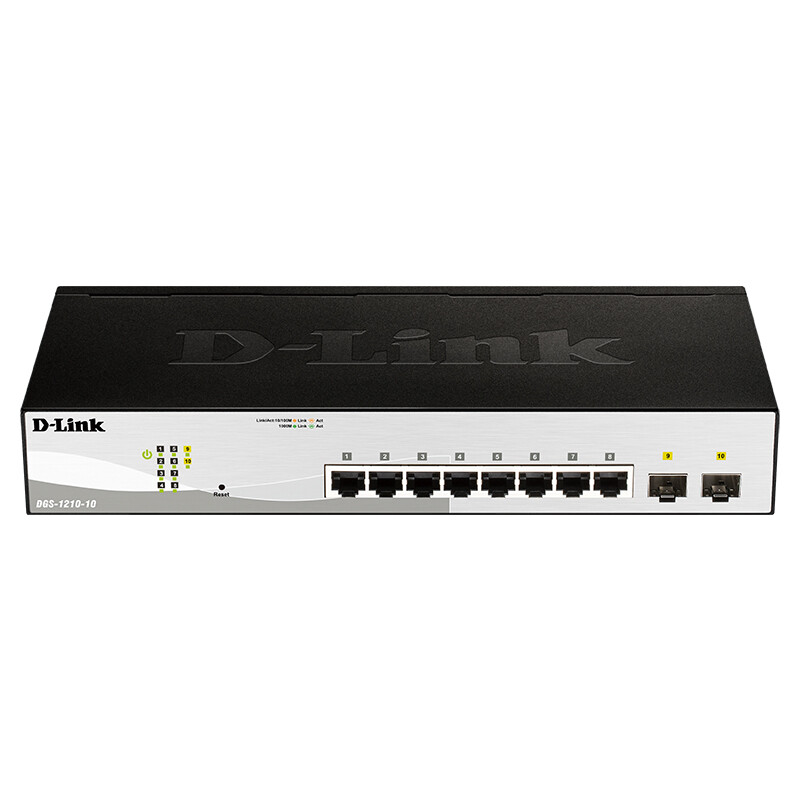 Slēdzis (komutators) D-LINK 10-Port Layer2 PoE Smart Switch(DGS-1210-10P/E)