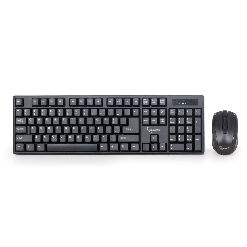 Tastatūra + pele GEMBIRD KBS-W-01 ENG Black (KBS-W-01)