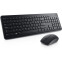 Tastatūra + pele DELL WRL KM3322W ENG Black (580-AKFZ)