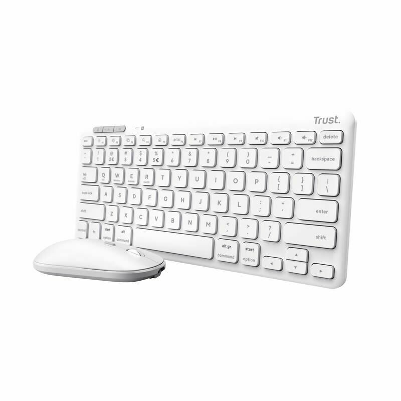 Tastatūra + pele TRUST WRL LYRA/WHITE (25073)