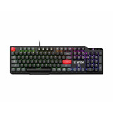 Tastatūra MSI GAMING BLACK ENG/VIGOR GK41 LR US (VIGORGK41LRUS)