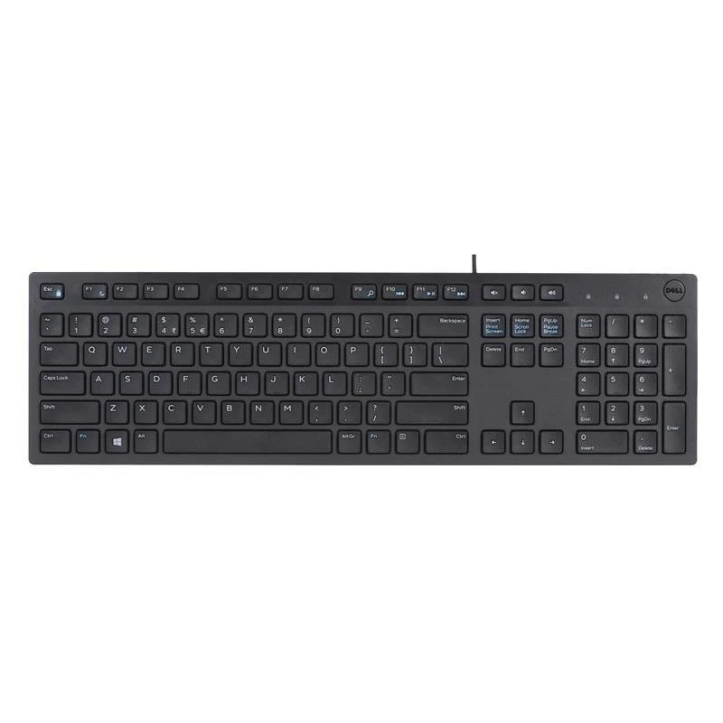 Tastatūra DELL KB216 BLACK ENG (580-ADHY)