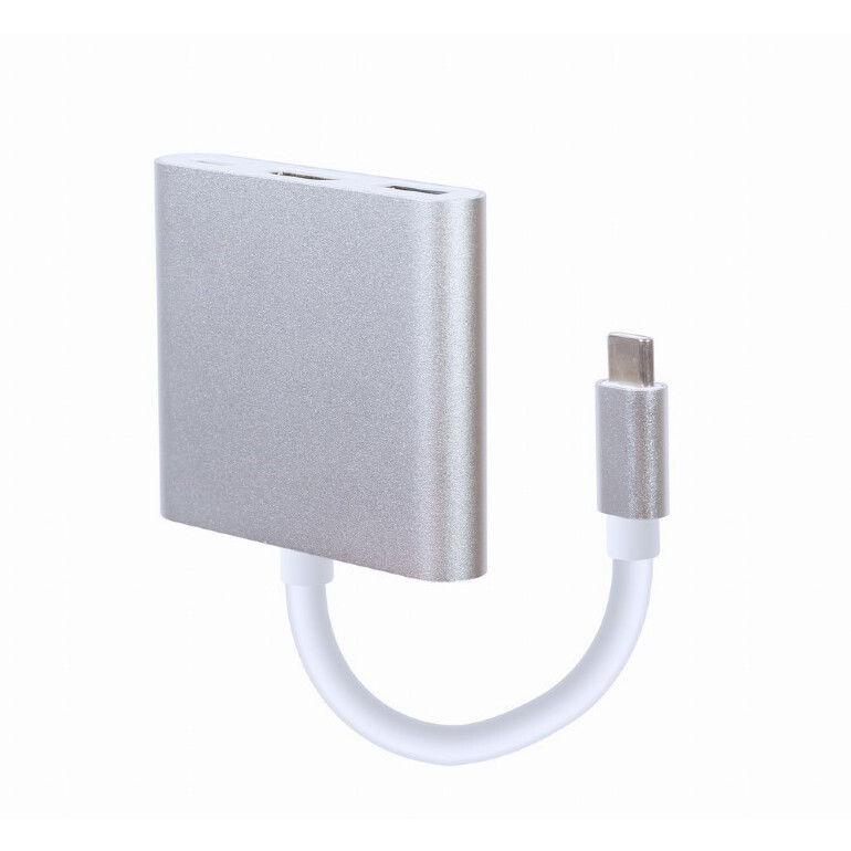 GEMBIRD HDMI/USB/USB Type-C (A-CM-HDMIF-02-SV)