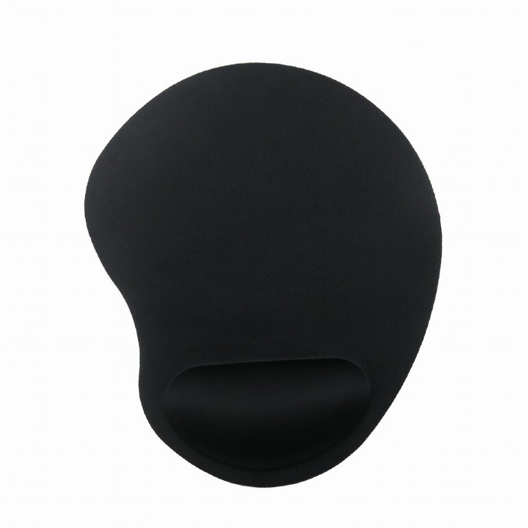 Peles paliktnis GEMBIRD mouse pad soft wrist support, black (MP-ERGO-01)