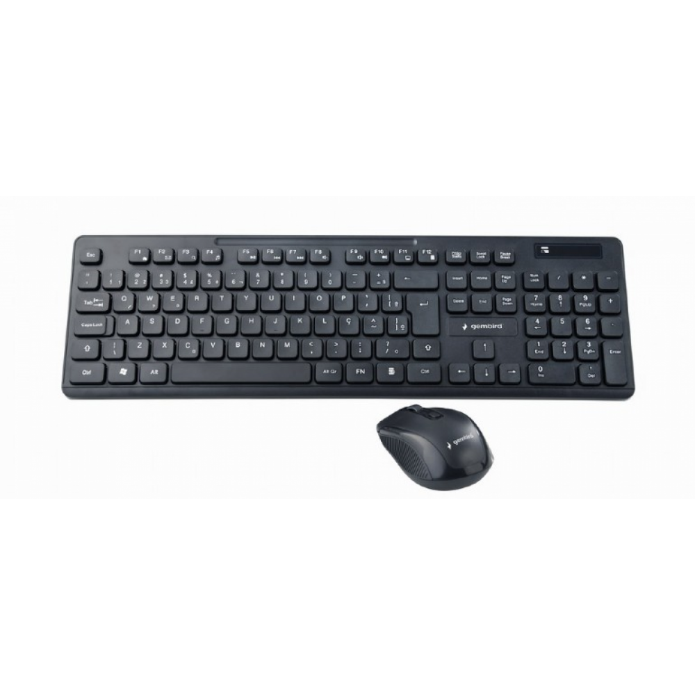 Tastatūra + pele GEMBIRD KBS-WCH-03 ENG Black (KBS-WCH-03)