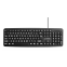 Tastatūra GEMBIRD STANDART USB BLACK ENG BIG LETT. (KB-US-103)