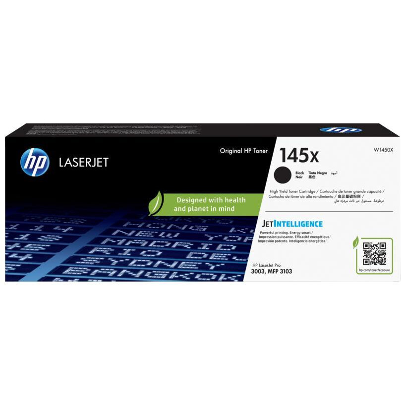 HP 145X Org LJ Toner High Yield Black (W1450X)