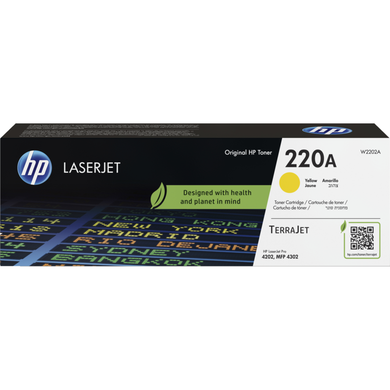 HP 220A Original LaserJet Toner Yellow (W2202A)