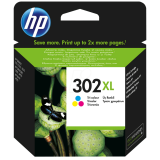 HP 302 XL Tri-color ink 330 pages (F6U67AE/UUS)