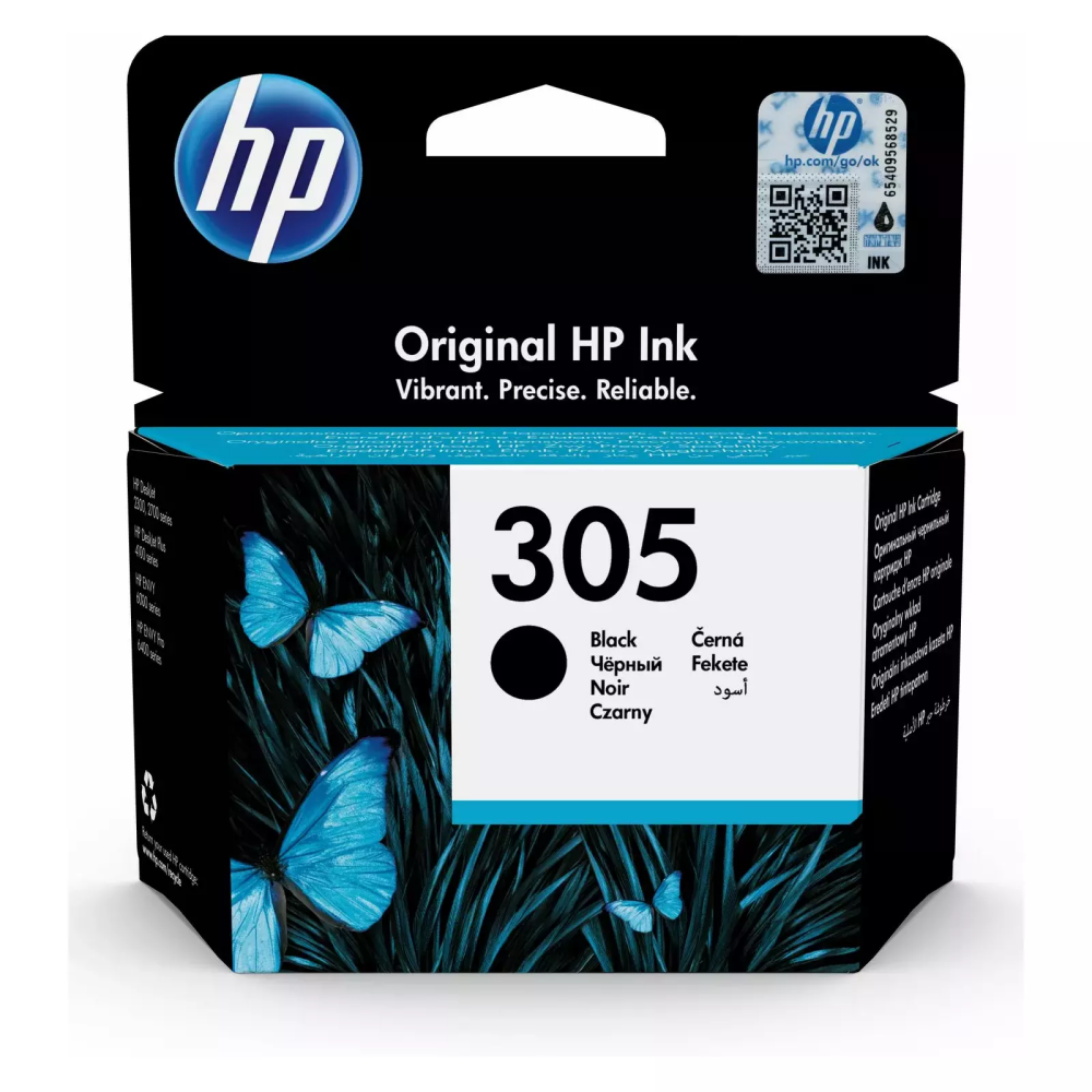 HP 305 Black Original Ink Cartridge (3YM61AE/UUS)