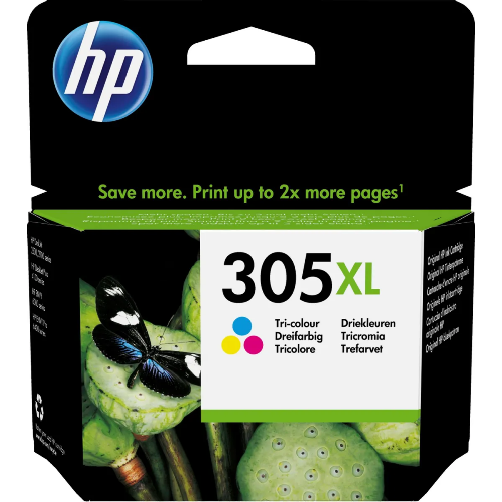 HP 305 XL High Yield Tri-color ink (3YM63AE/UUS)