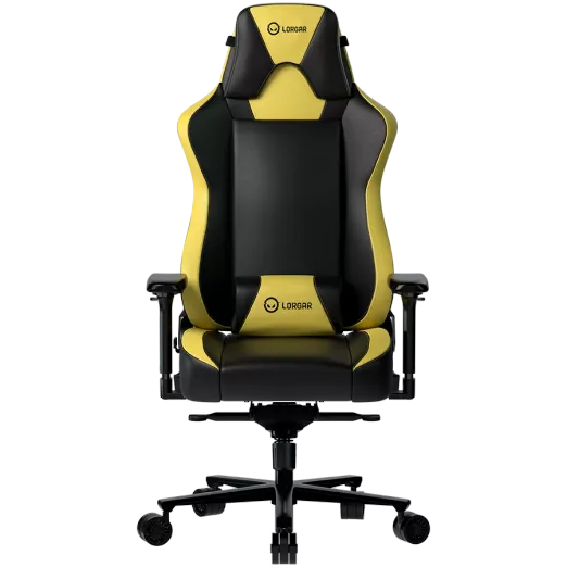 Datorkrēsls LORGAR Base 311 Black + yellow (LRG-CHR311BY)