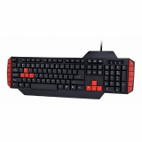 Tastatūra + pele GEMBIRD USB GAMING KIT ENG/GHOST (GGS-UMGL4-02)