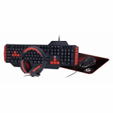 Tastatūra + pele GEMBIRD USB GAMING KIT ENG/ULTIMATE (GGS-UMG4-02)