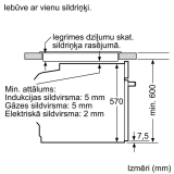 BOSCH Iebūvējama cepeškrāsns 60 x 60 cm Nerūsējošais tērauds (HBA574BR0)