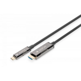 DIGITUS USB - Type C to HDMI AOC FO 10m (AK-330150-200-S)