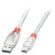 LINDY USB2 A TO MINI-B 0.5M/TRANSPARENT (41781)