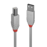 LINDY USB2 A-B 1M/ANTHRA GREY (36682)