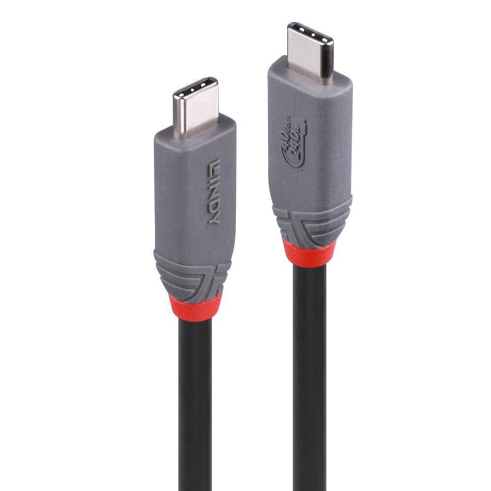 LINDY USB4 240W TYPE C 0.8M/40GBPS ANTHRA LINE (36956)