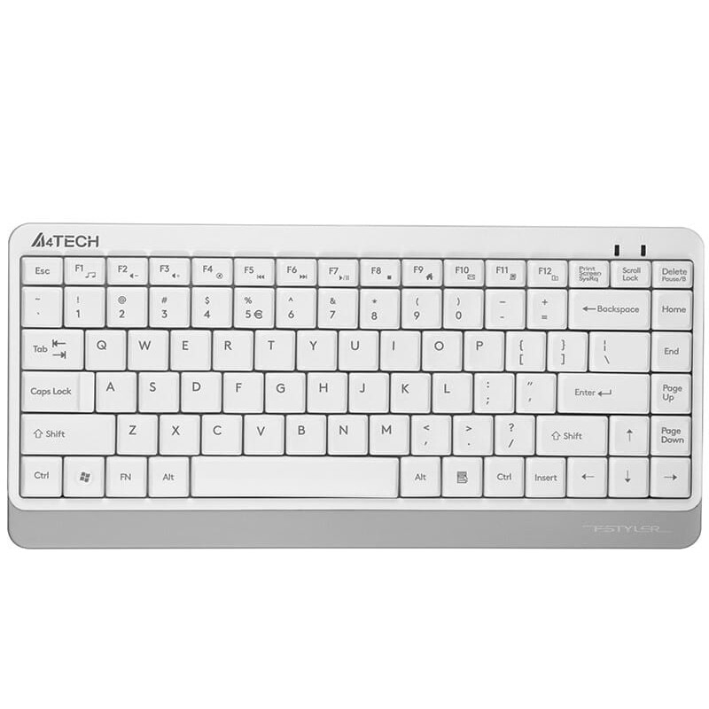 Tastatūra A4Tech FSTYLER FK11 White ENG (PERA4TKLA0148)