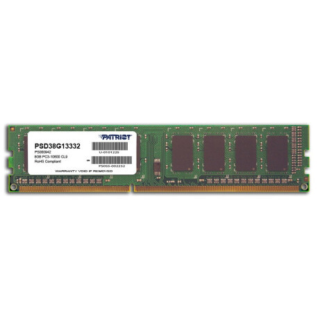 Operatīvā atmiņa Patriot 8GB 1333 MHz DDR3 CL9 (PAMPATDR30081)