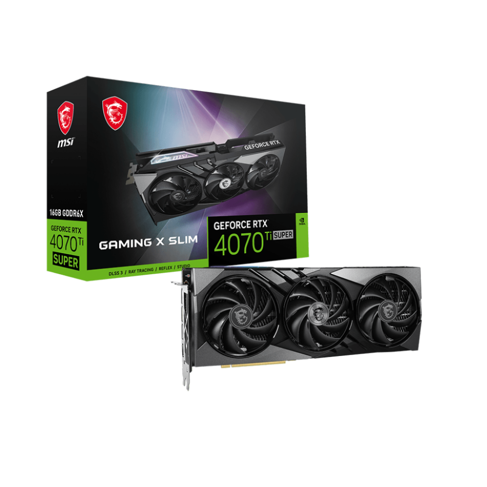 Videokarte MSI GAMING GeForce RTX 4070 Ti SUPER 16 GB GDDR6X (VGAMISNVDM202)