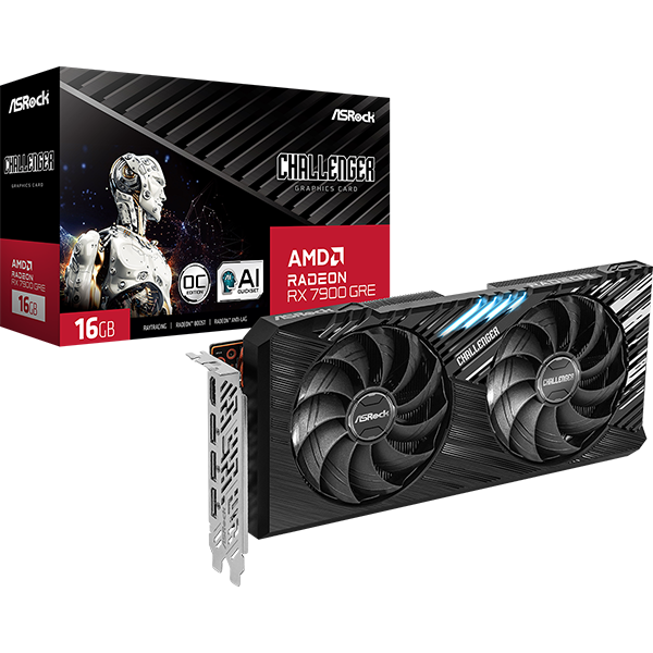 Videokarte Asrock Challenger Radeon RX 7900 GRE 16 GB GDDR6 (VGAASRATI0092)