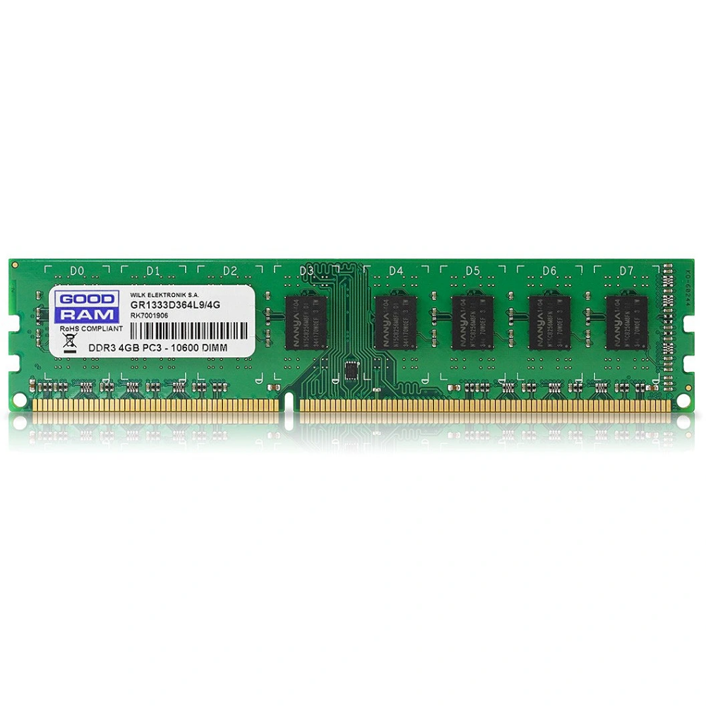 Operatīvā atmiņa Goodram 4GB 1333 MHz DDR3 CL9 (PAMGORSOO0024)