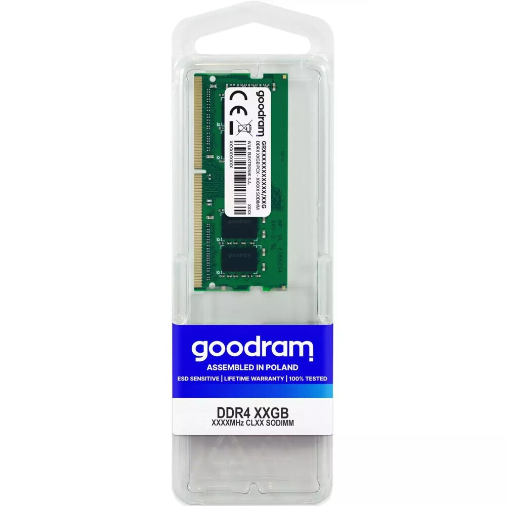 Operatīvā atmiņa Goodram 8 GB 2666 MHz DDR4 CL19 (PAMGORSOO0077)