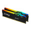 Operatīvā atmiņa Kingston FURY Beast RGB 16GB 6000MHz DDR5 CL40 Kit of 2x8GB (PAMKINDR50097) - KF560C40BBAK2-16