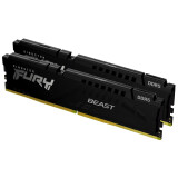 Operatīvā atmiņa Kingston FURY Beast 64GB 5600MHz DDR5 CL40 Kit of 2x32GB (PAMKINDR50018) (KF556C40BBK2-64)