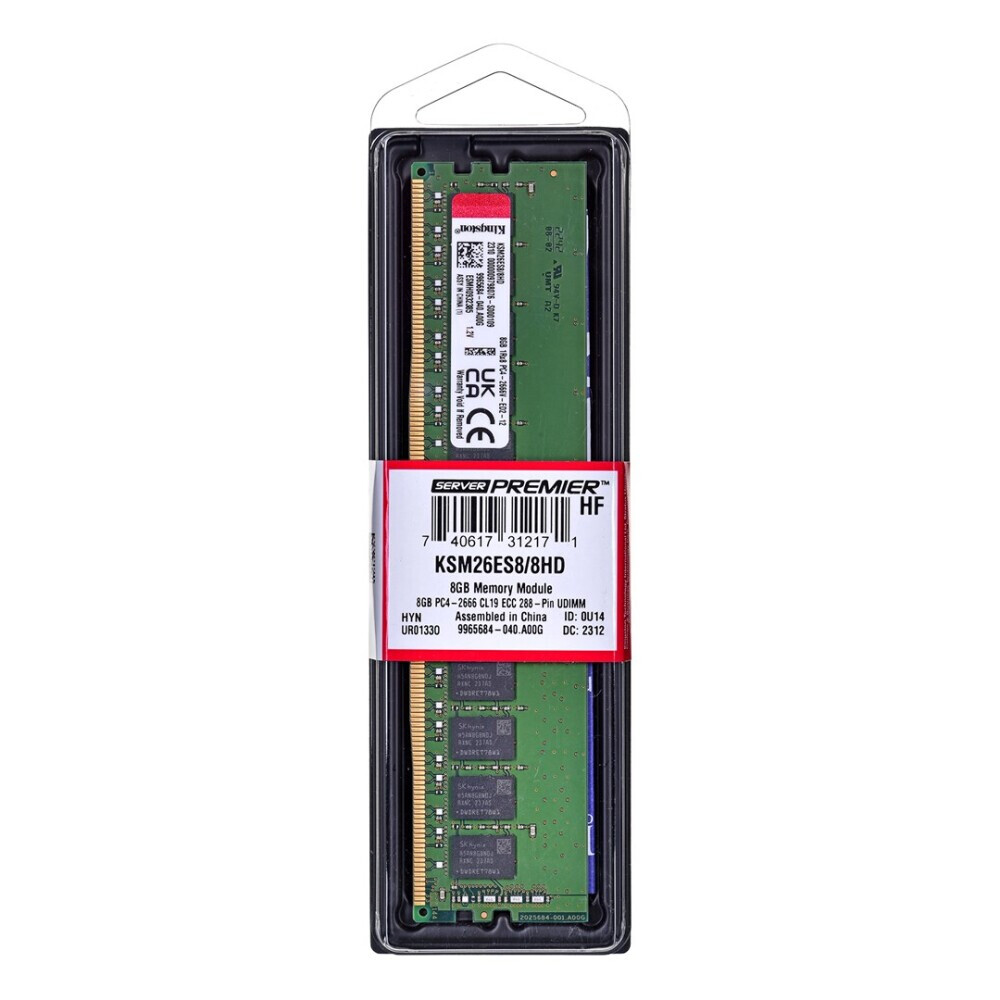 Operatīvā atmiņa Kingston Hynix D 8GB 2666MHz DDR4 CL19 (PSEKINDR40001)