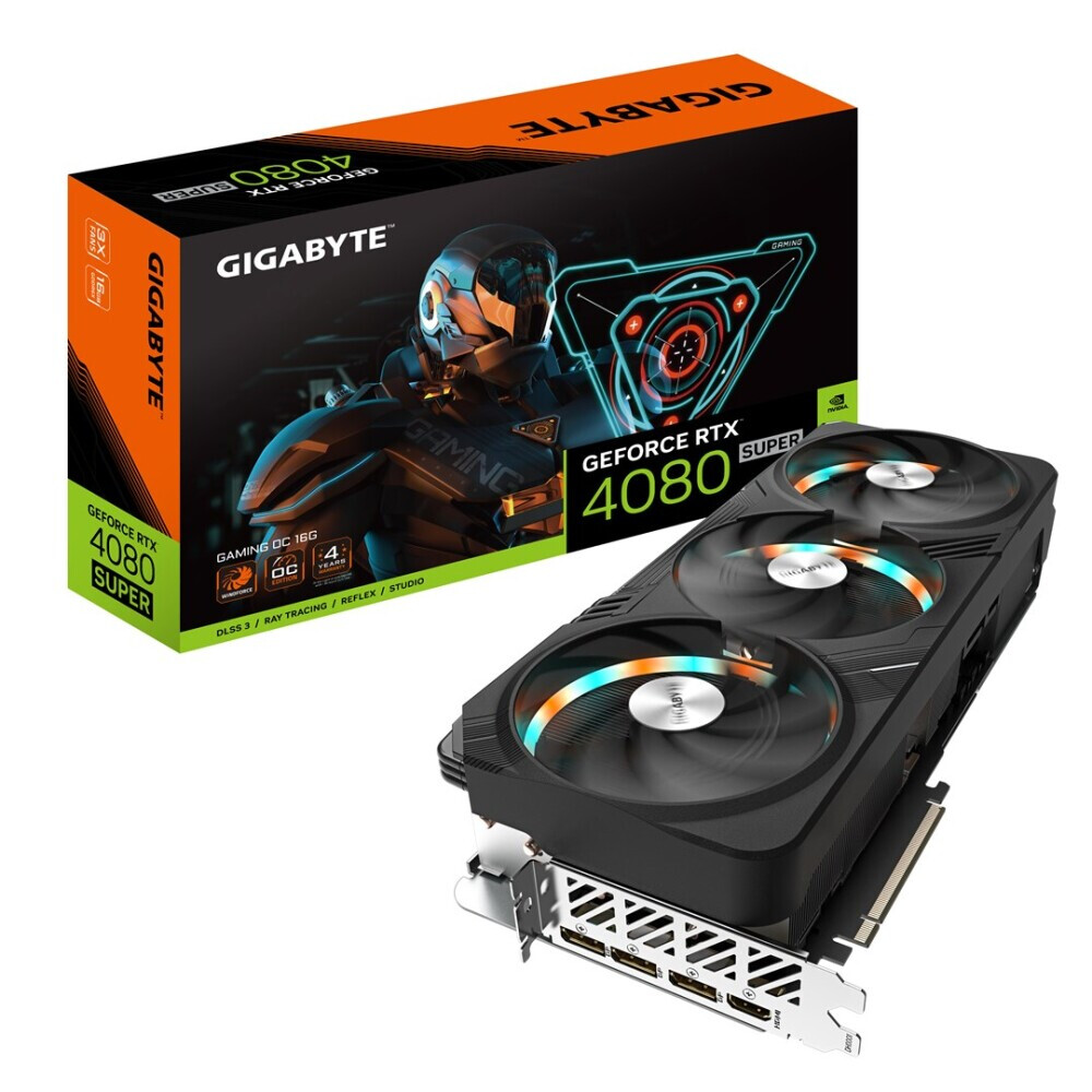 Videokarte Gigabyte GAMING GeForce RTX 4080 SUPER OC 16 GB GDDR6X (VGAGIGNVD0748)