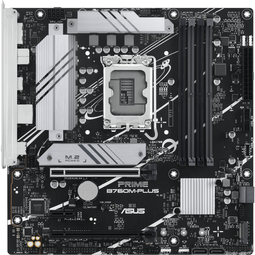 Pamatplate ASUS Intel B760 LGA 1700 micro ATX (PRIME B760M-PLUS)