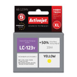 Activejet AB-123YN Ink for Brother 10 ml yellow (EXPACJABR0041)