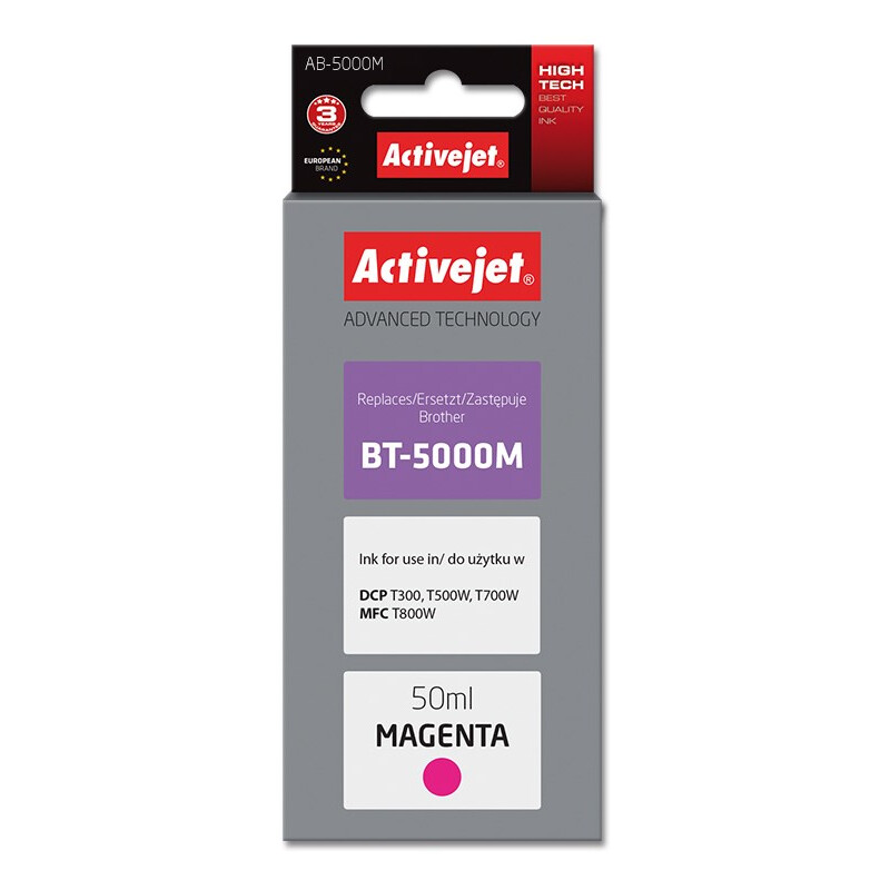 Activejet AB-5000M Ink for Brother 50 ml magenta (EXPACJABR0095)