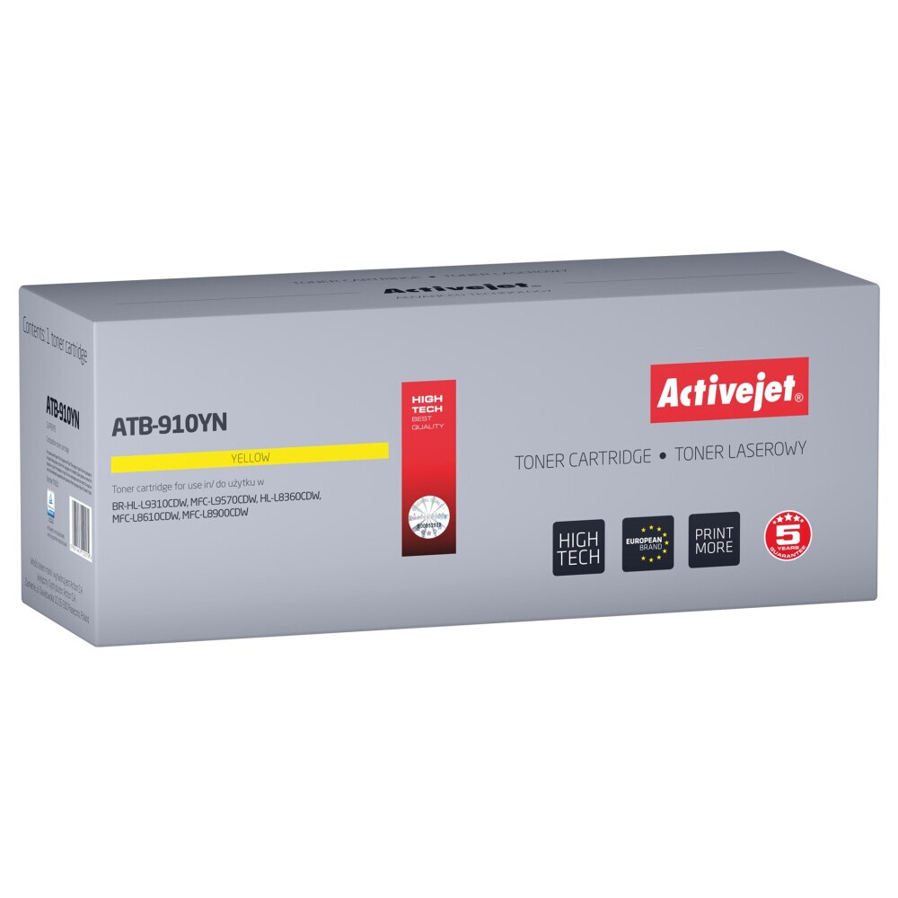 Activejet ATB-910YN for Brother 9000 pages yellow (EXPACJTBR0121)