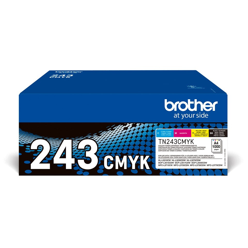 Brother TN-243CMYK Cyan Magenta Yellow (TONBROBRB0012)