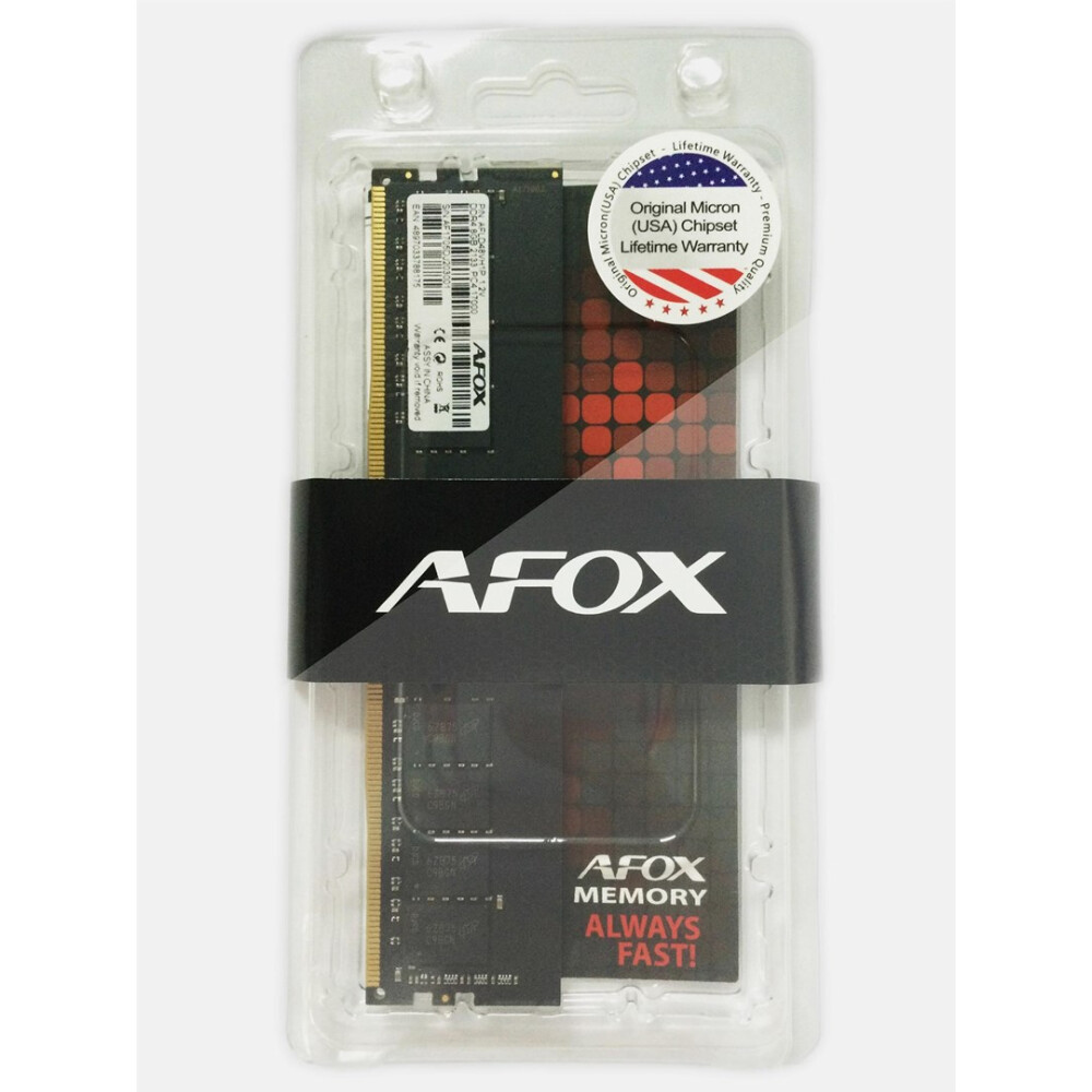 Operatīvā atmiņa MICRON AFOX 8GB 3200MHZ DDR4 CL16 (PAMAFODR40022)