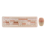 Tastatūra + pele MOFII Wireless set 666 2.4G beige (SMK-666395AG Beige)