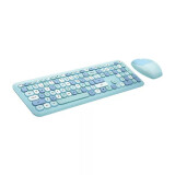 Tastatūra + pele MOFII Wireless set 666 2.4G Blue (SMK-666395AG Blue)