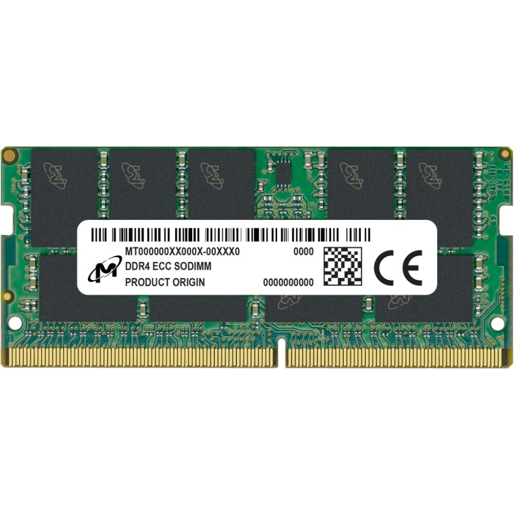 Operatīvā atmiņa Micron 32GB 3200MHz DDR4 CL22 (PSEMIODR40029) - MTA18ASF4G72HZ-3G2R